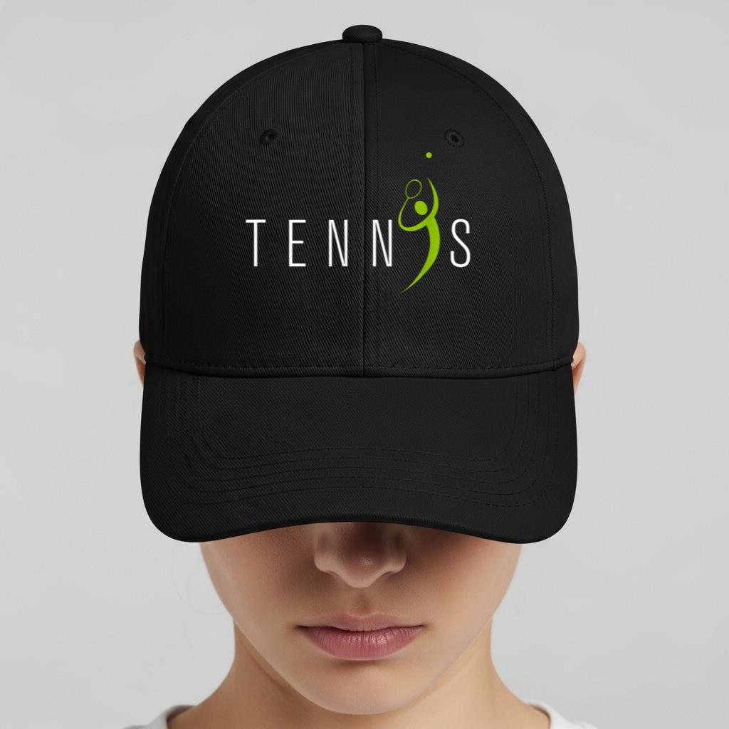 I Love Tennis Cool Sports Gift Cap - Image 2