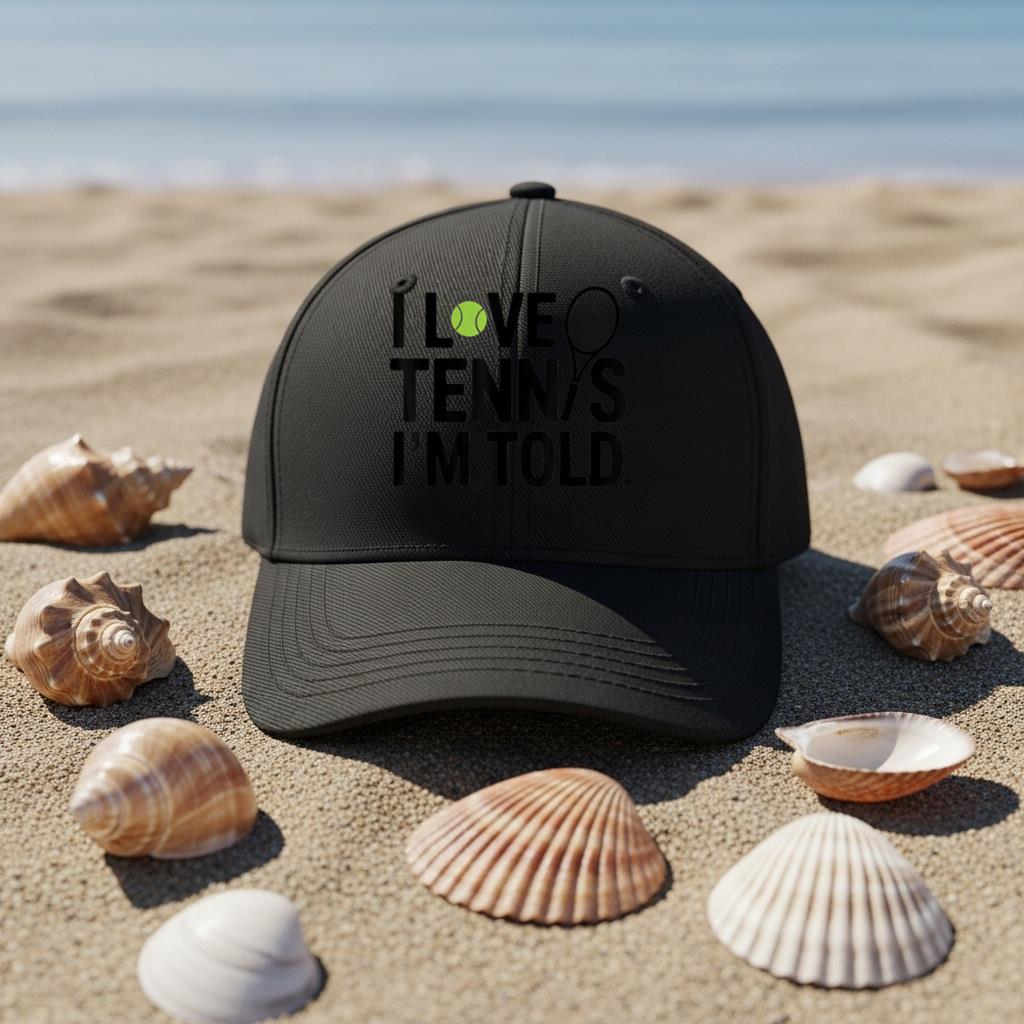 I Love Tennis I'm Told Tennis Lovers Tennis Skills Loading Cap
