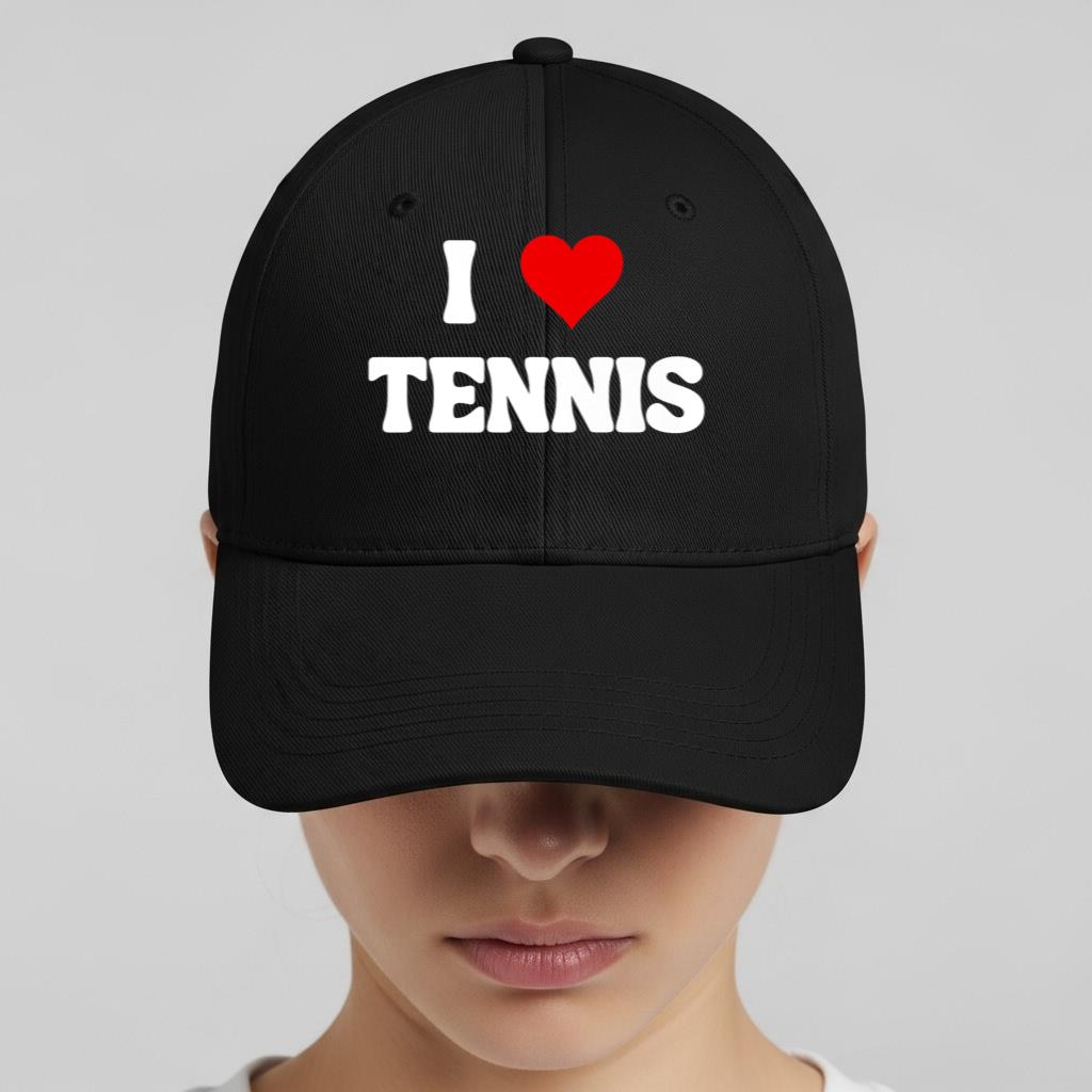 I Love Tennis Premium Cap - Image 2