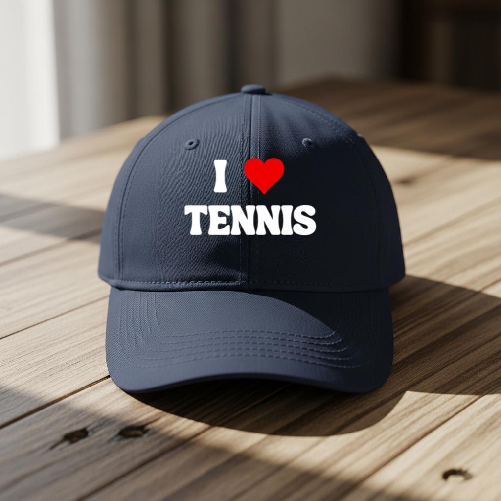I Love Tennis Premium Cap - Image 5