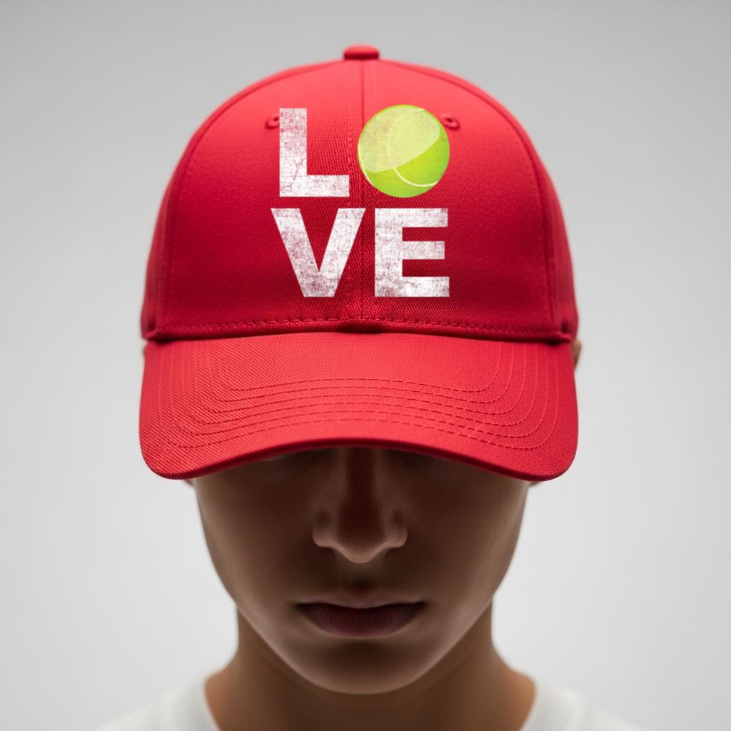 I Love Tennis Cap - Image 4