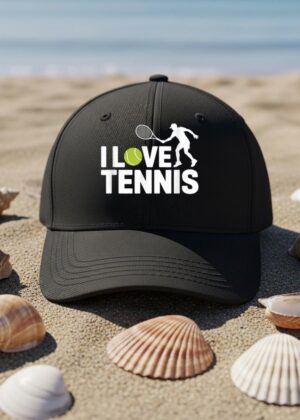 I Love Tennis Sport Passion Expression Cap