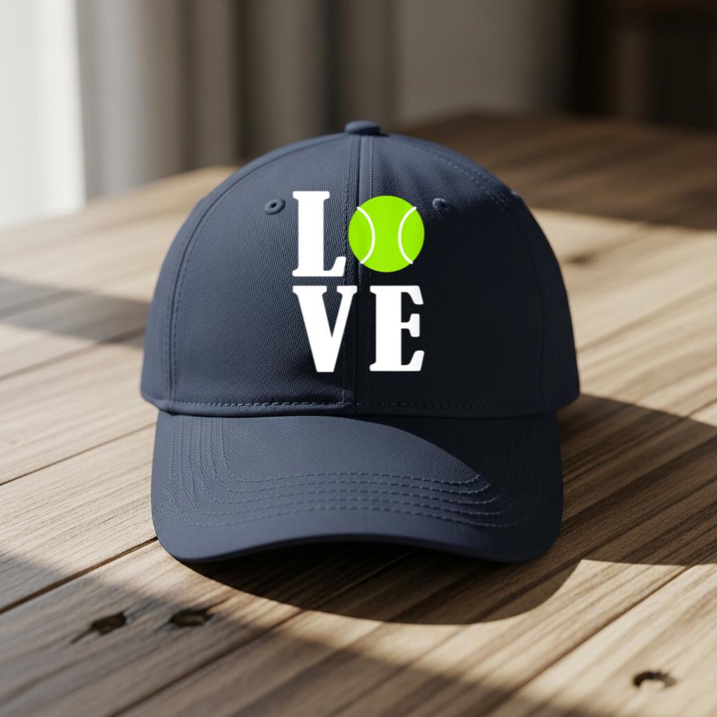 I Love Tennis Cap - Image 5