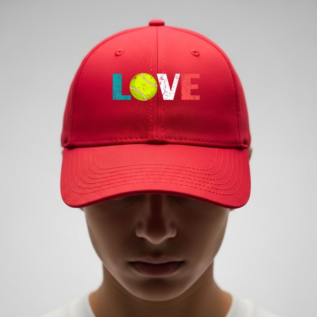 I Love Tennis   Ball Player Cool Tennis Girl Boy Cap - Image 4