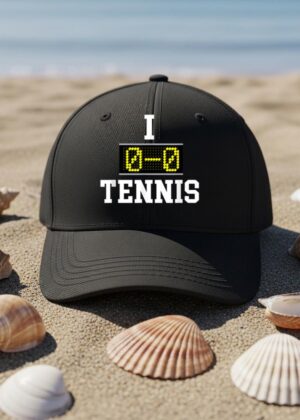 I Love Tennis   Funny Tenni Cap Cap
