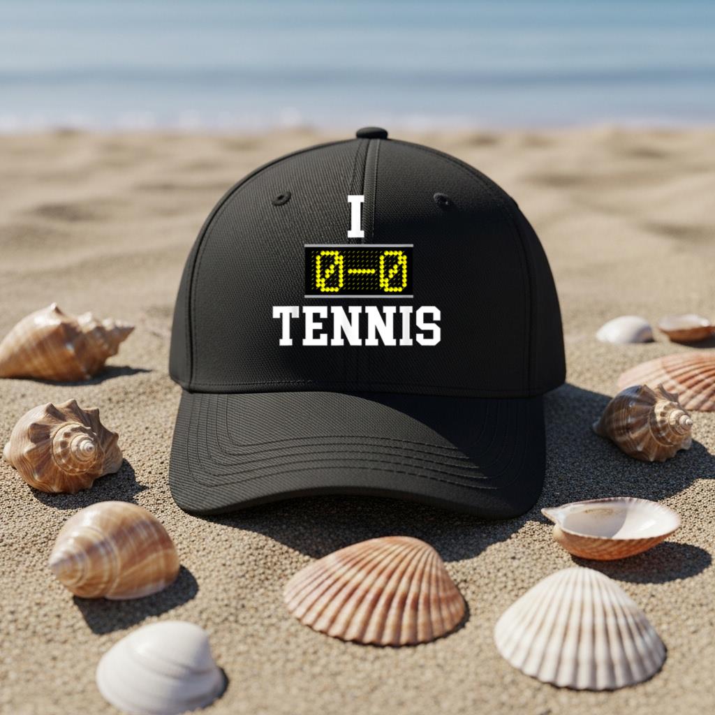 I Love Tennis   Funny Tenni Cap Cap