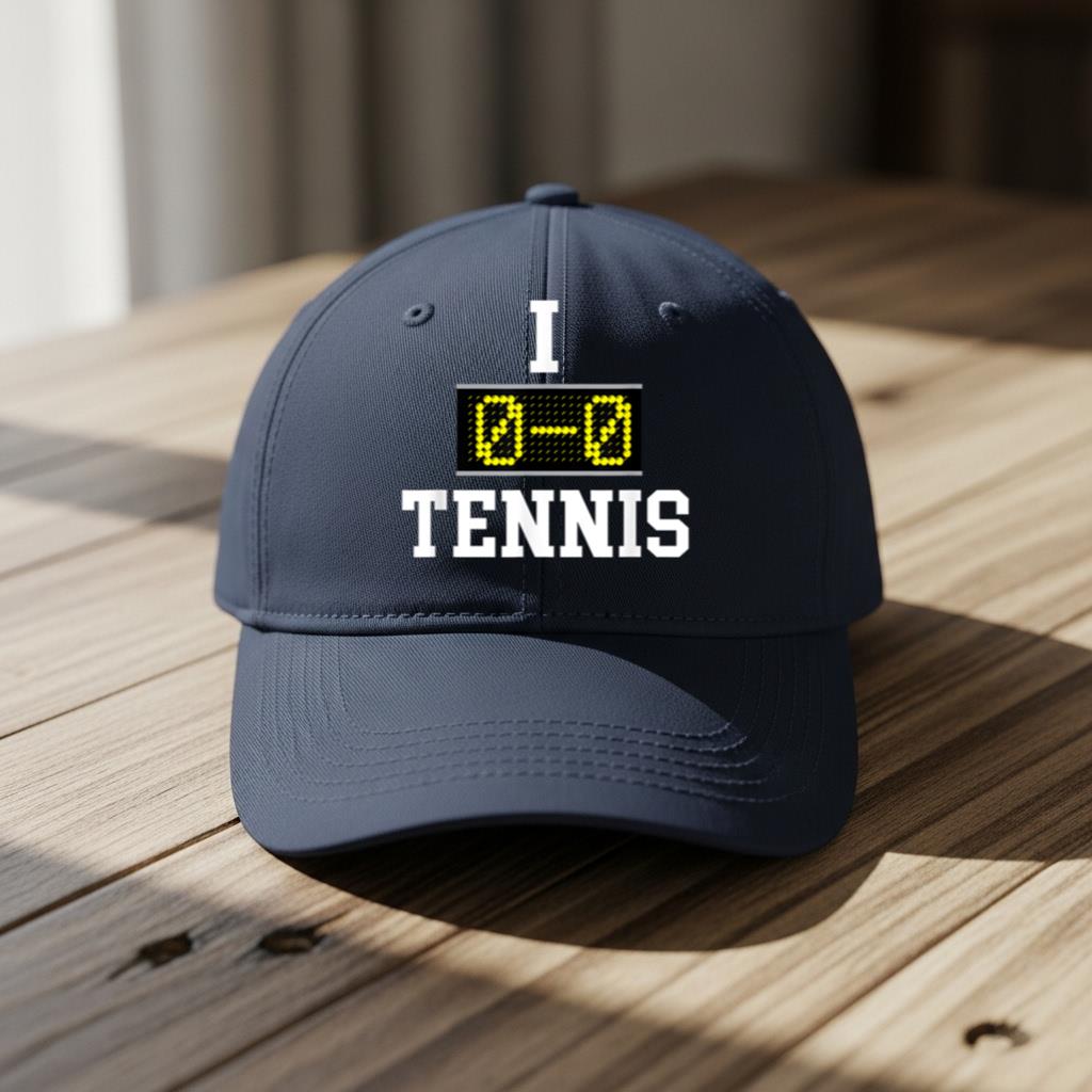 I Love Tennis   Funny Tenni Cap Cap - Image 5