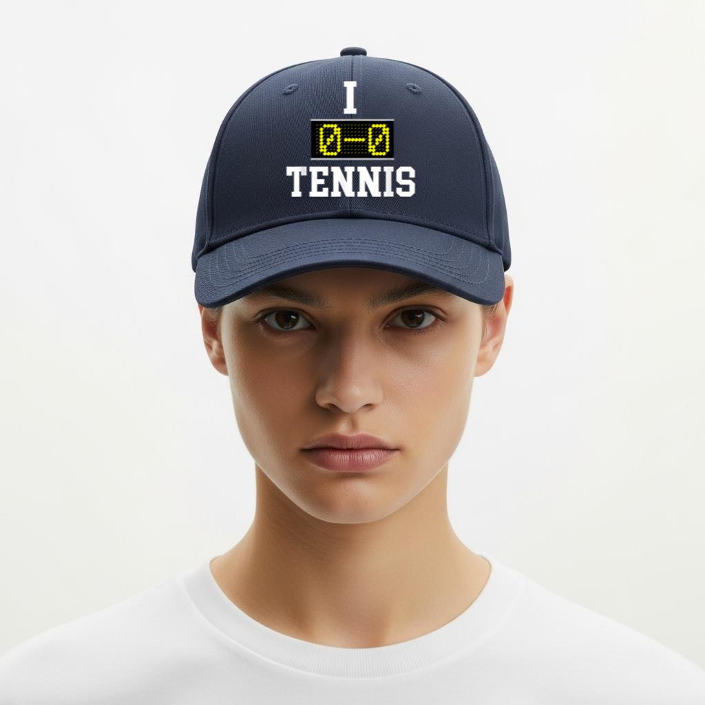 I Love Tennis   Funny Tenni Cap Cap - Image 6