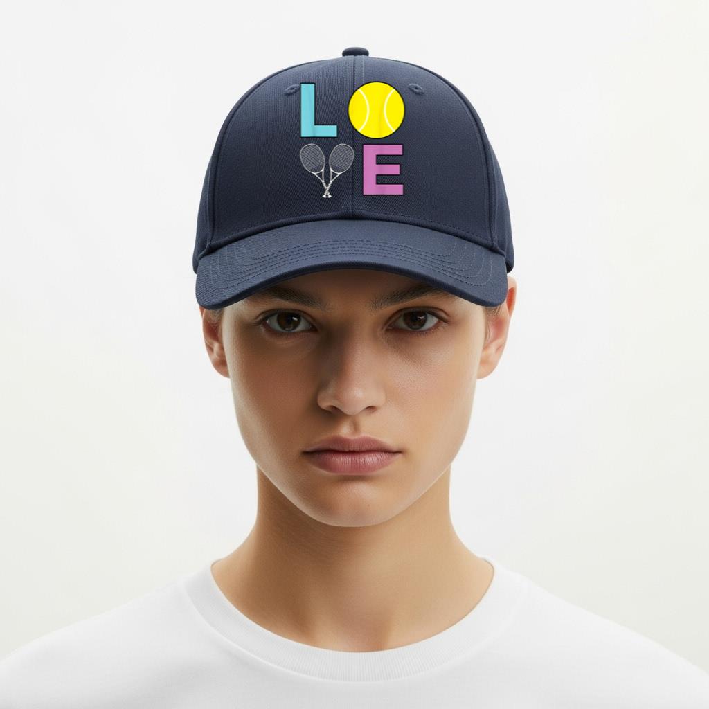 I Love Tennis   Tennis Player Cap - Image 6