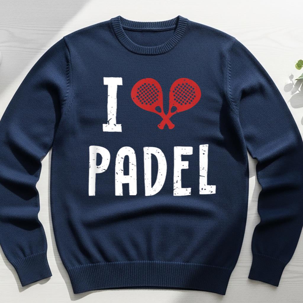 I love Padel Paddleball Padel Tennis Platform Tennis Padel T Shirt for Men Women Girls Kids - Image 6