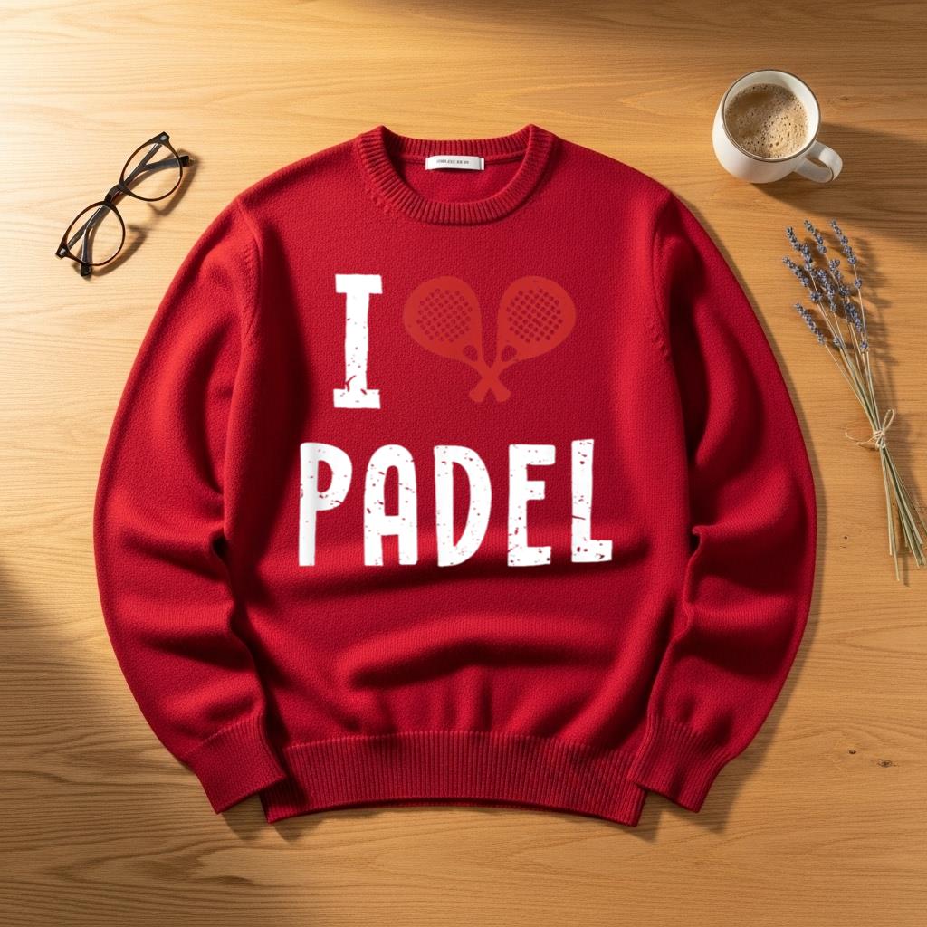 I love Padel Paddleball Padel Tennis Platform Tennis Padel T Shirt for Men Women Girls Kids - Image 4