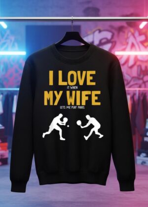 I love my Wife Padel Platform Tennis Paddleball Padel T Shirt for Men