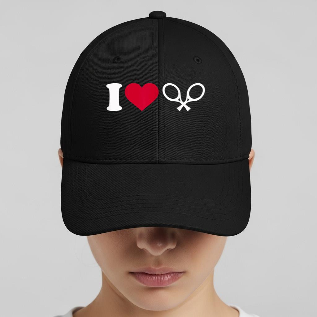 I love tennis 3 Cap - Image 2