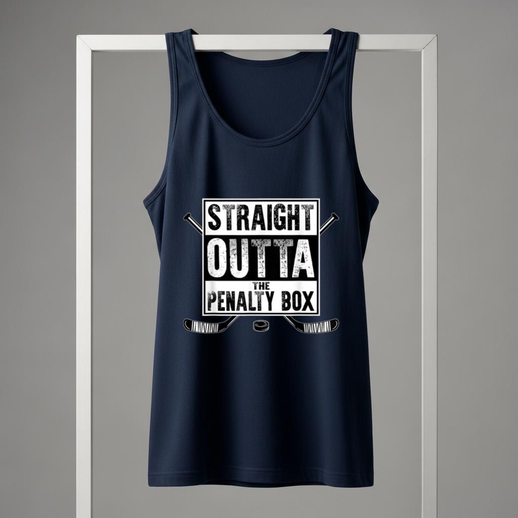 Ice Hockey Player Gift Straight Outta The Penalty Box 1 - Image 5