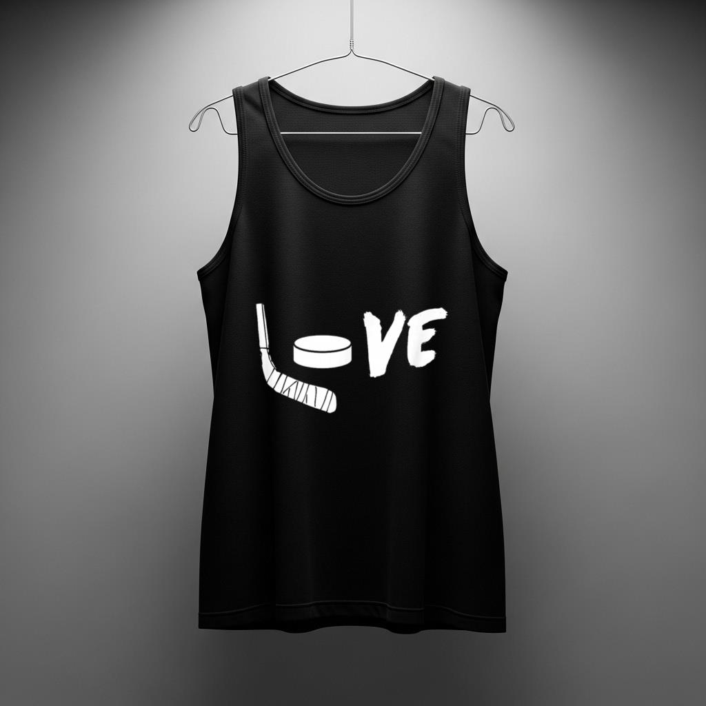 Love Hockey   Ice Hockey Graphic t For Hockey Fans - Image 2