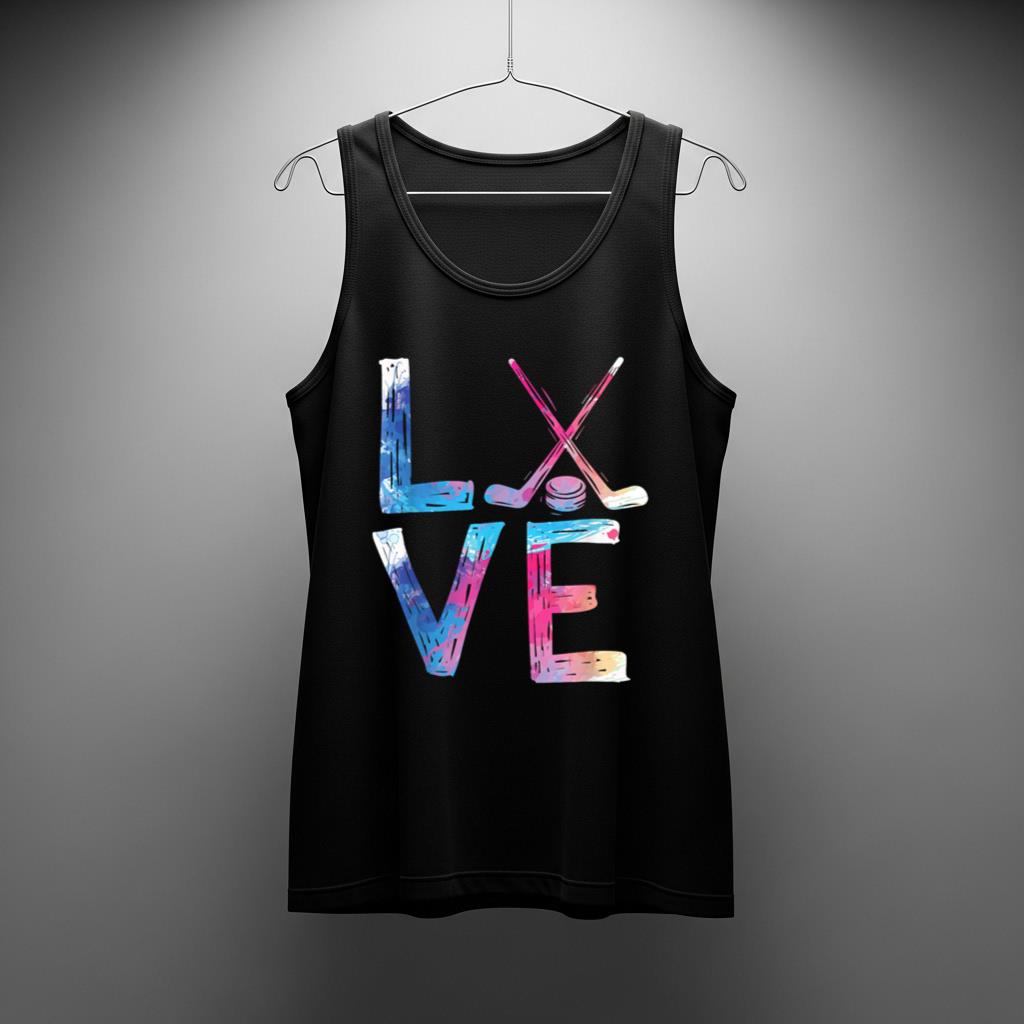 Love Ice Hockey Girls Hockey Gifts Womens Ice Hockey - Image 2