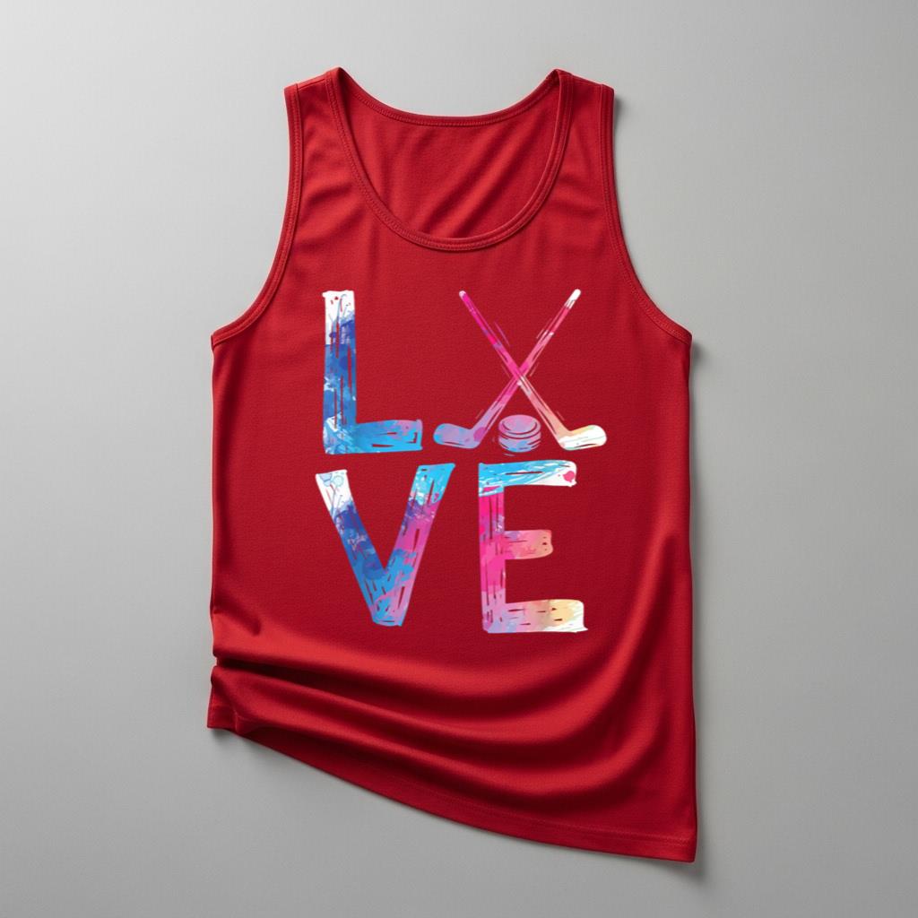 Love Ice Hockey Girls Hockey Gifts Womens Ice Hockey - Image 4